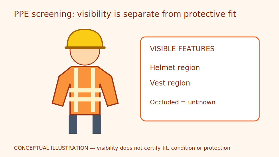 ตรวจจับอุปกรณ์ PPE