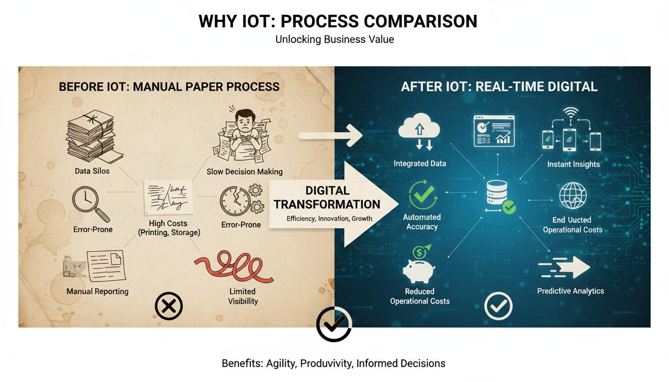Why IoT? Benefits of Industrial IoT Implementation | GaugeSnap